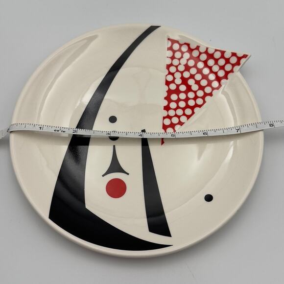 Vintage Fujimori Kato Kogei Alpha 3 Pop Art Saucer Plate Japan 1980’s Abstract - Picture 6 of 8